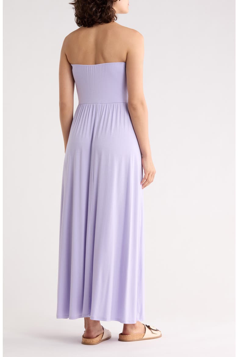 West Kei Strapless Dress, Alternate, color, LAVANDER