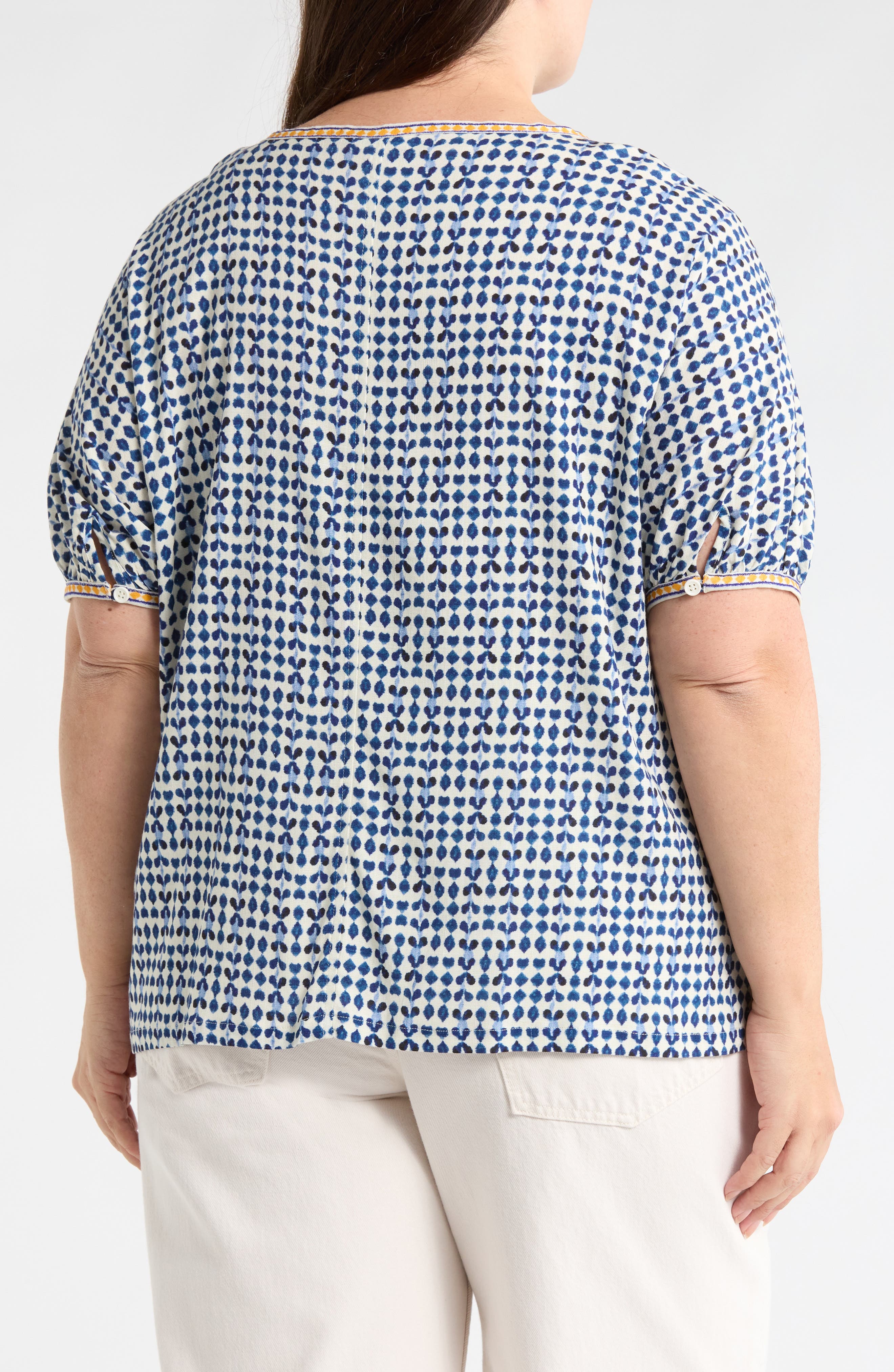 Keyhole Elbow Sleeve Top - image 2