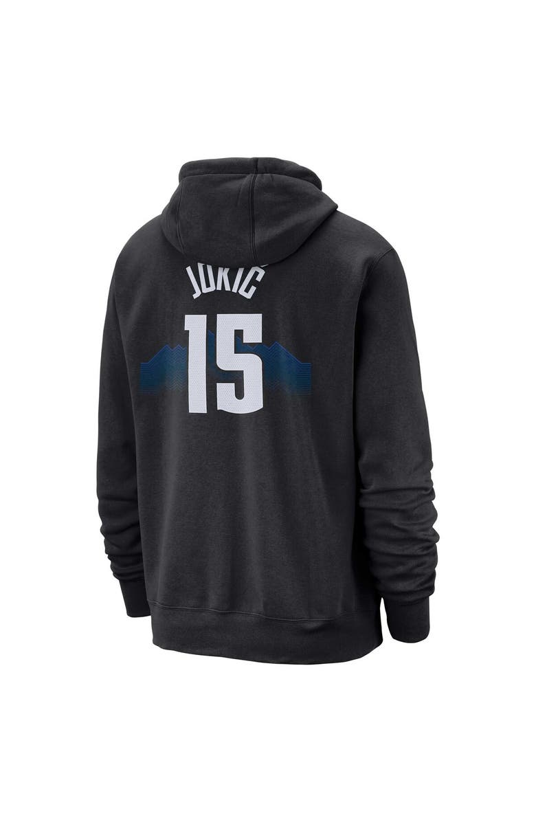 Nike Men's Nike Nikola Jokic Black Denver Nuggets 2023/24 City Edition Name & Number Pullover Hoodie, Alternate, color, 