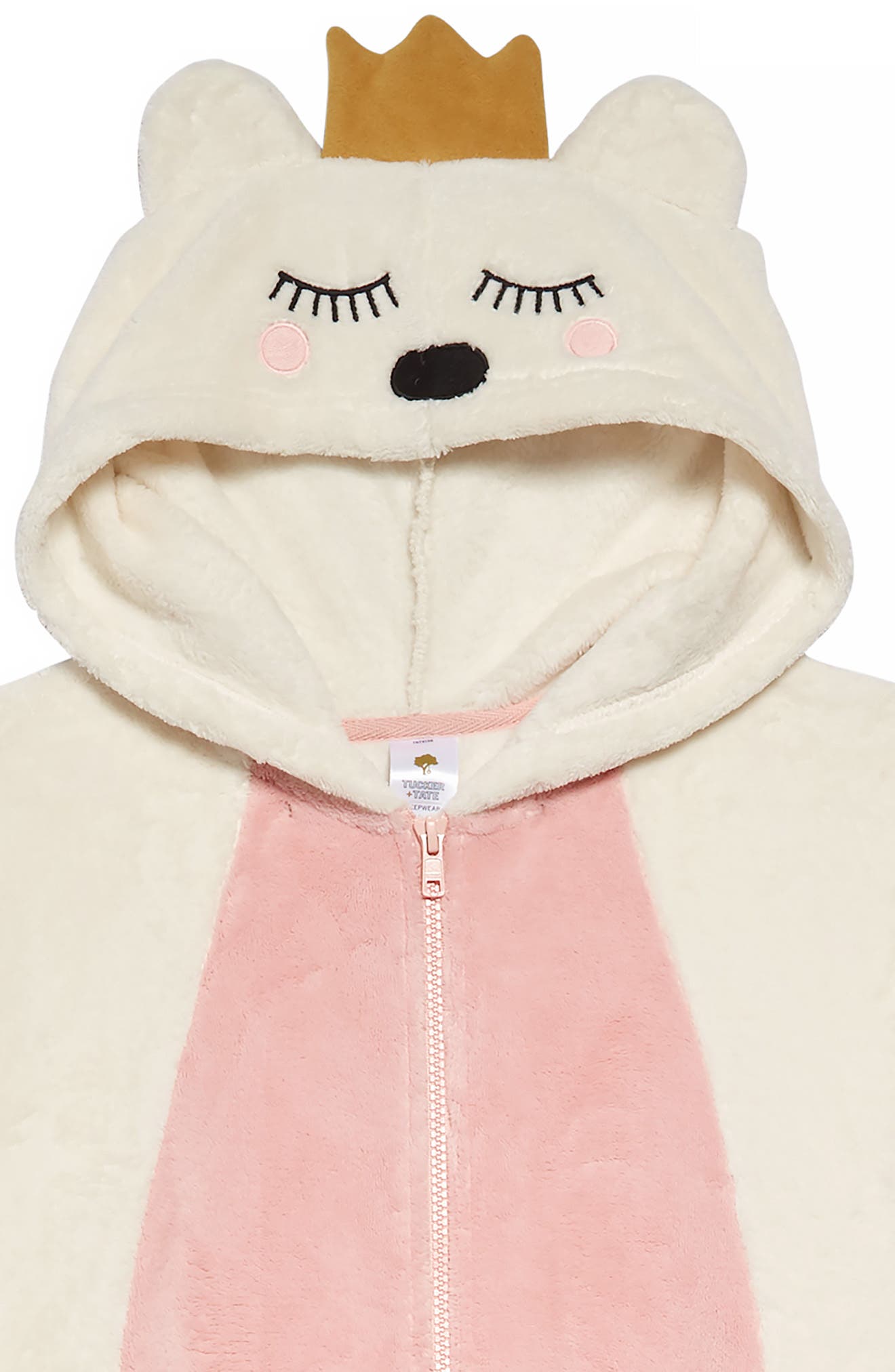 Tucker + Tate Hooded Princess Bear Romper (Women) | Nordstrom