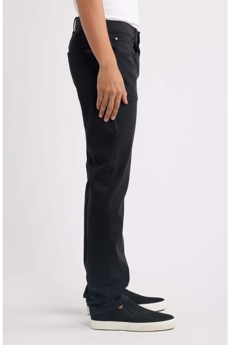 The Straight Leg Jeans, Alternate, color, BLACK