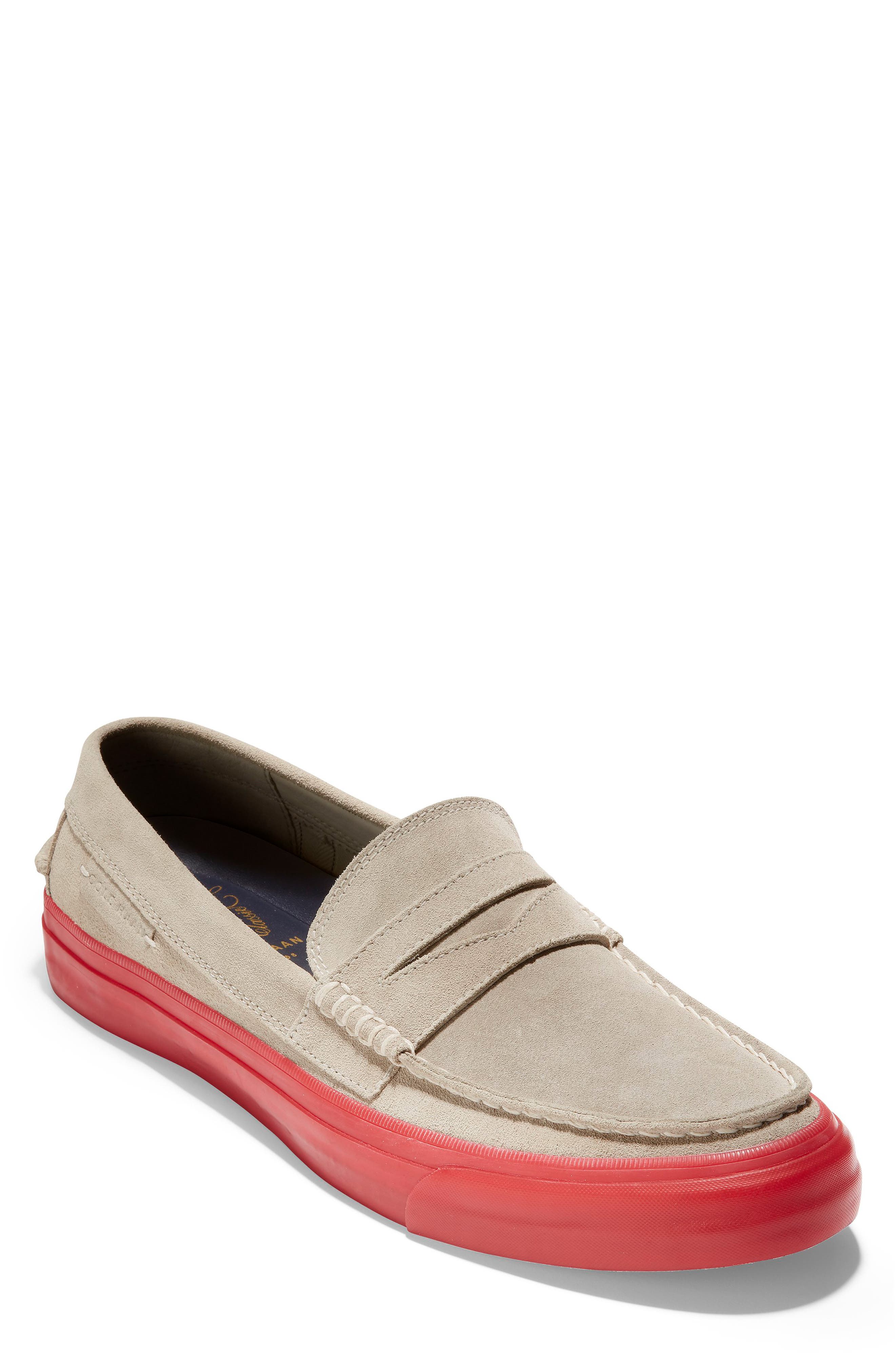 Pinch Weekend LX Penny Loafer, Main, color, MOONLIGHT/ RED TRANSLUCENT
