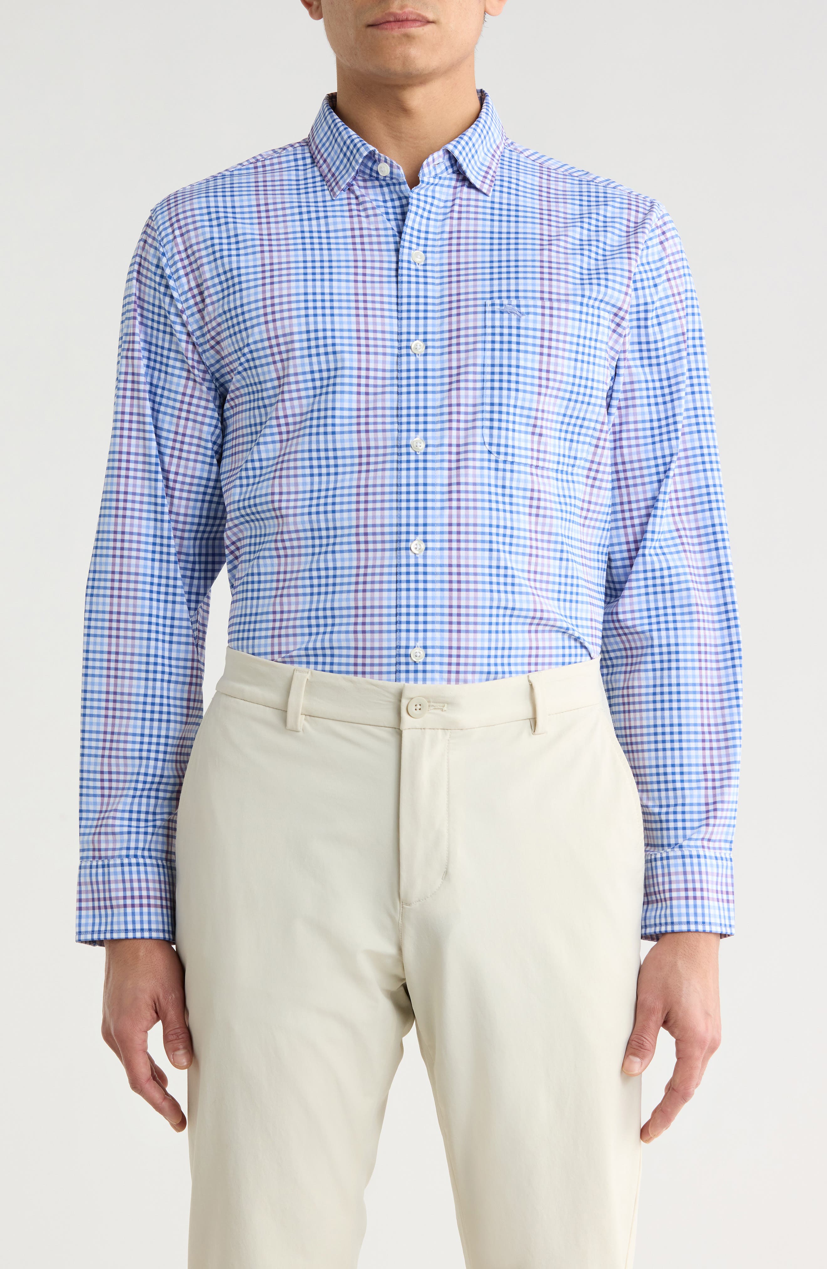 Tommy Bahama Siesta Key Sandbar Check Button-Up Shirt