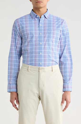 Siesta Key Sandbar Check Button-Up Shirt
