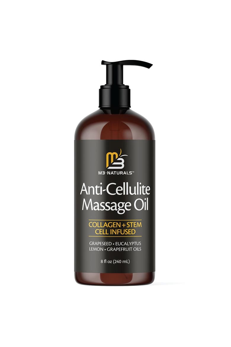 Anti-Cellulite Massage Oil, Grapefruit & Lemon, 8oz, Main, color, None