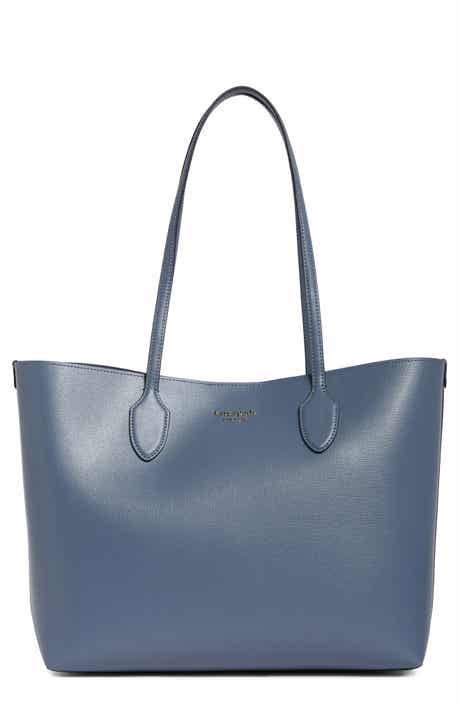 large bleecker leather tote