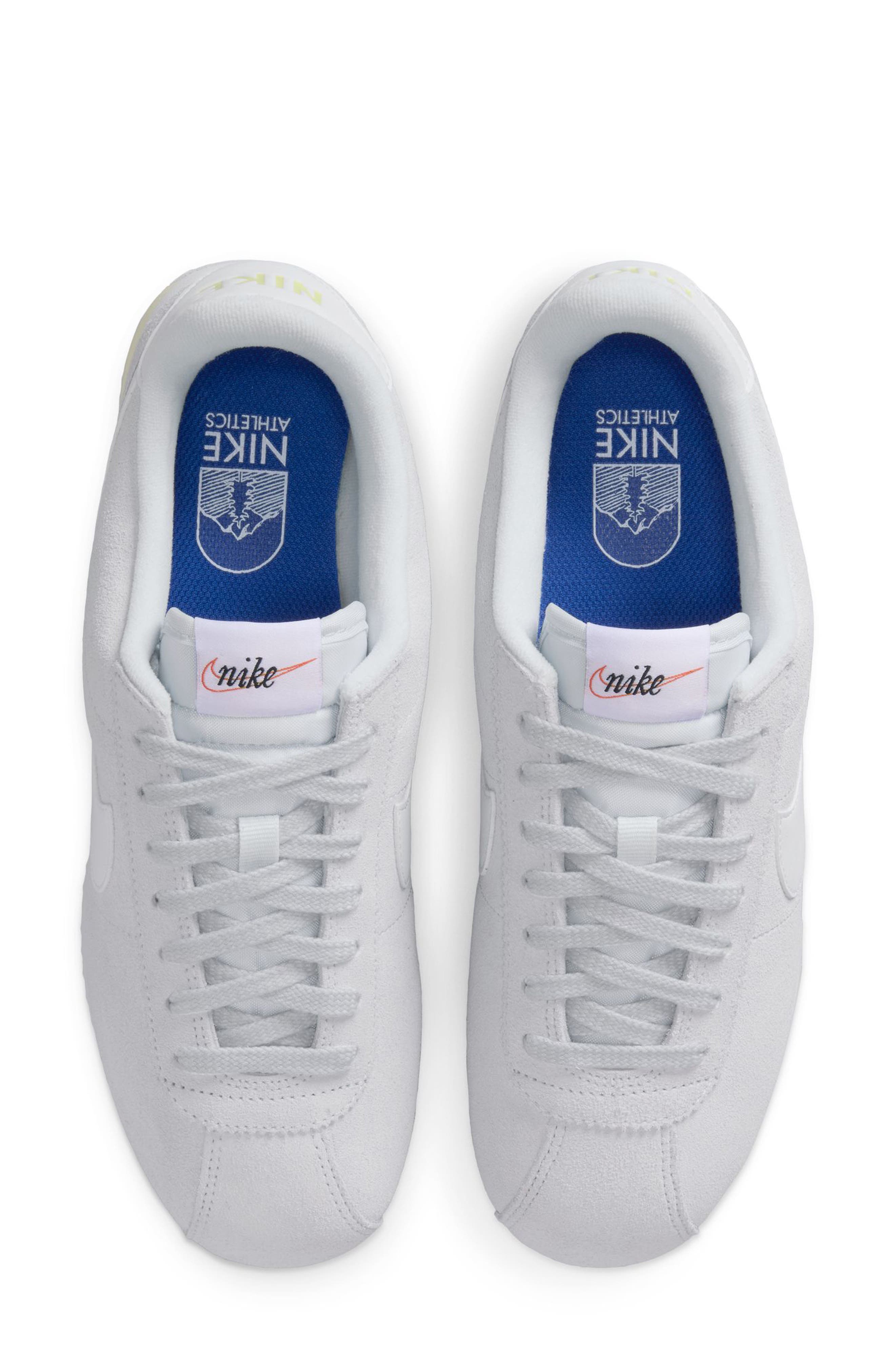 Nike Cortez Sneaker, Alternate, color, Football Grey/ White