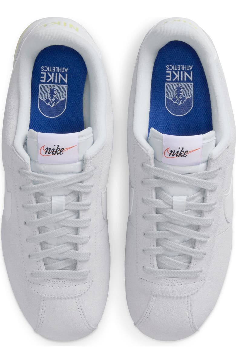 Nike Cortez Sneaker, Alternate, color, Football Grey/ White