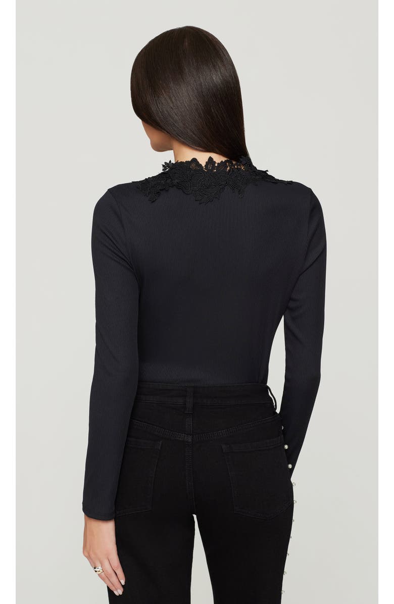 Generation Love Piper Lace Combo Top, Alternate, color, Black