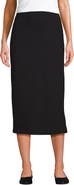 Lands' End Starfish Side Zip Midi Skirt