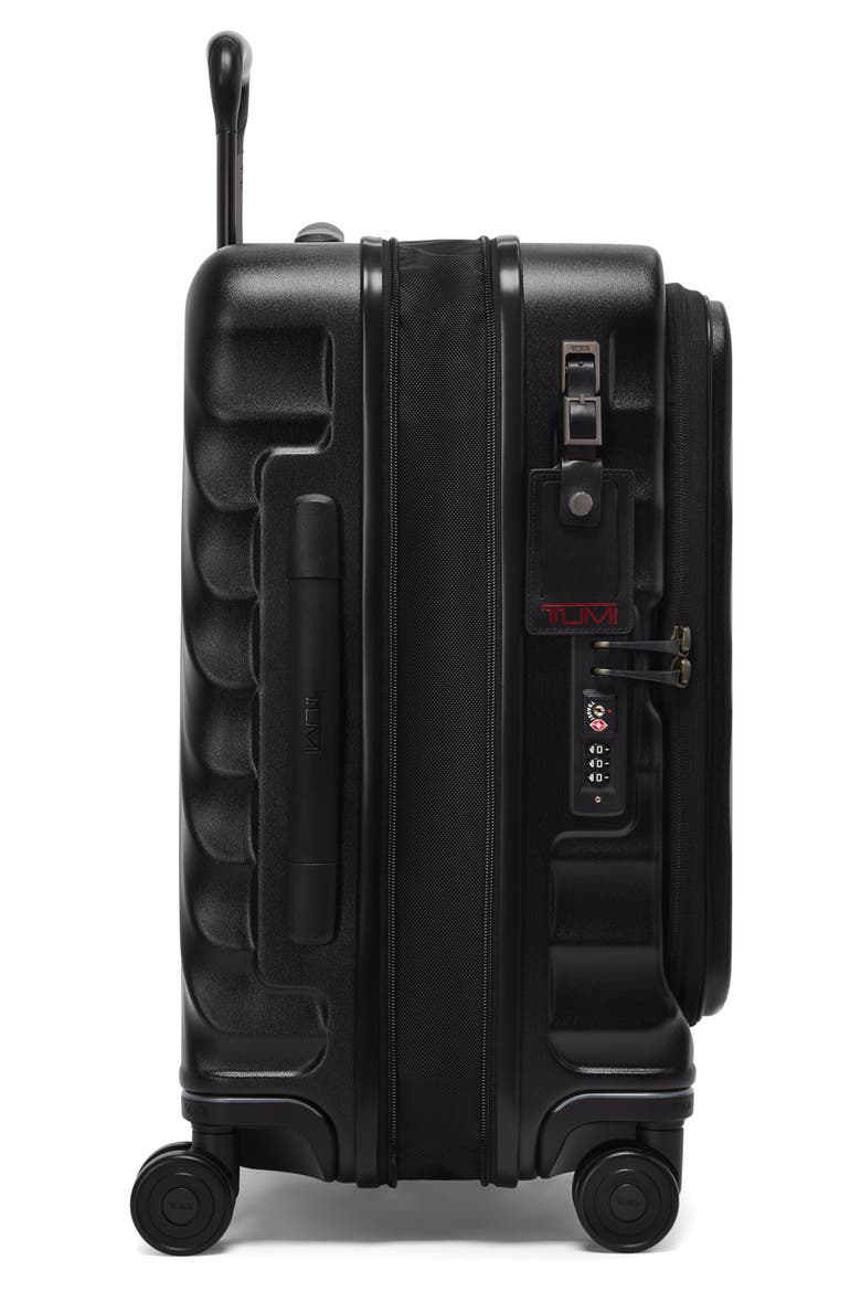 19 Degree Large Front Access Carry-On, Alternate, color, BLACK TEXTURE