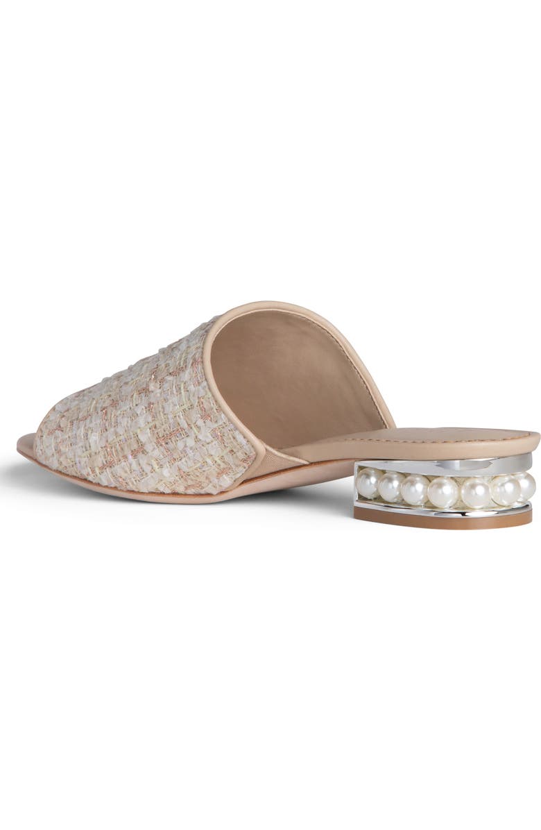 Allegra James Blanche Tweed Slide, Alternate, color,