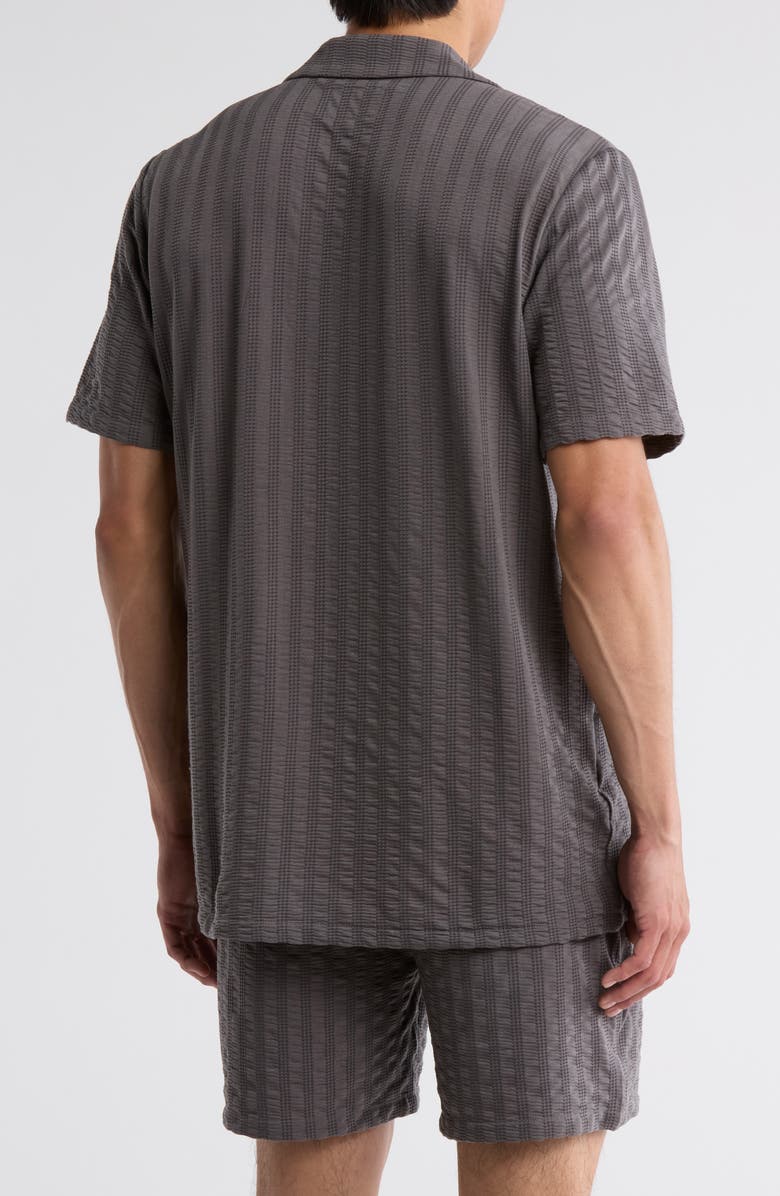 Original Paperbacks Seaside Stripe Camp Shirt, Alternate, color,