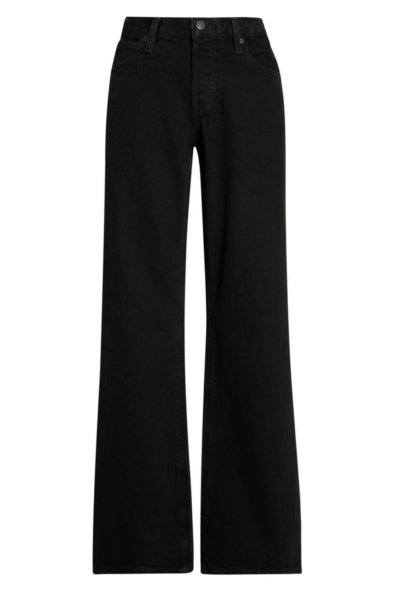 The Pixie High Waist Bootcut Jeans, Main, color, BLACK
