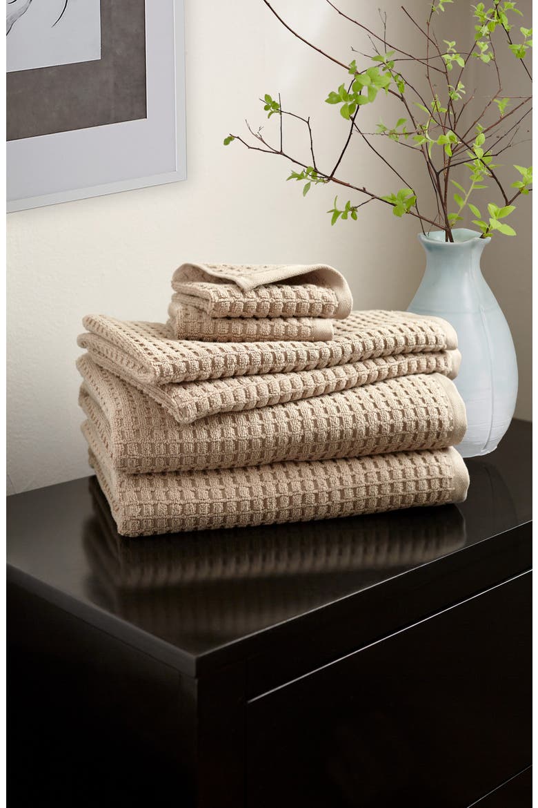 Quick Dry 6-Piece Bath Towel, Hand Towel & Washcloth Set, Alternate, color, LINEN