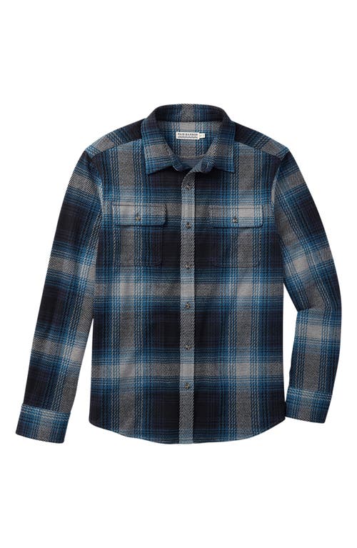 Fair Harbor Dunewood Stretch Flannel Button-up Shirt In Multi