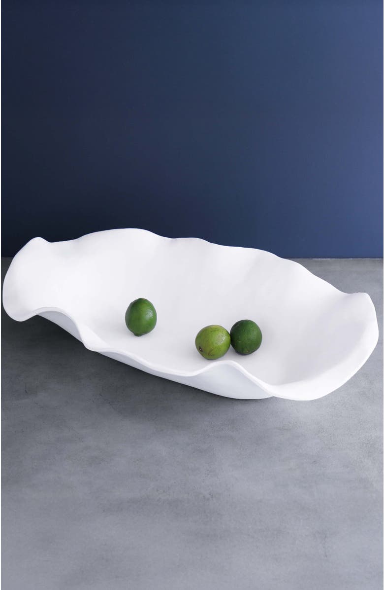 BEATRIZ BALL Collection VIDA Nube Extra Large Oval Centerpiece, Alternate, color, White