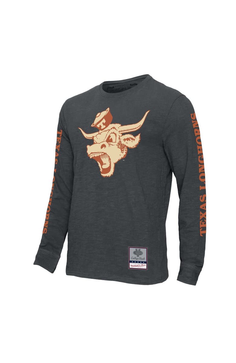 Mitchell & Ness Men's Mitchell & Ness Charcoal Texas Longhorns Team Pride Long Sleeve T-Shirt, Alternate, color, Charcoal