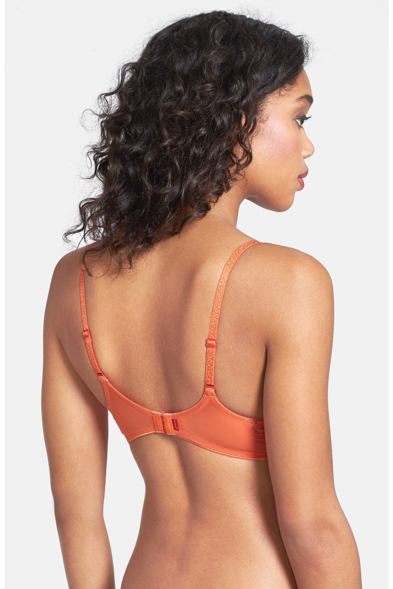 'Maya' Contour Underwire Bra, Alternate, color, ORANGINA BLUSH