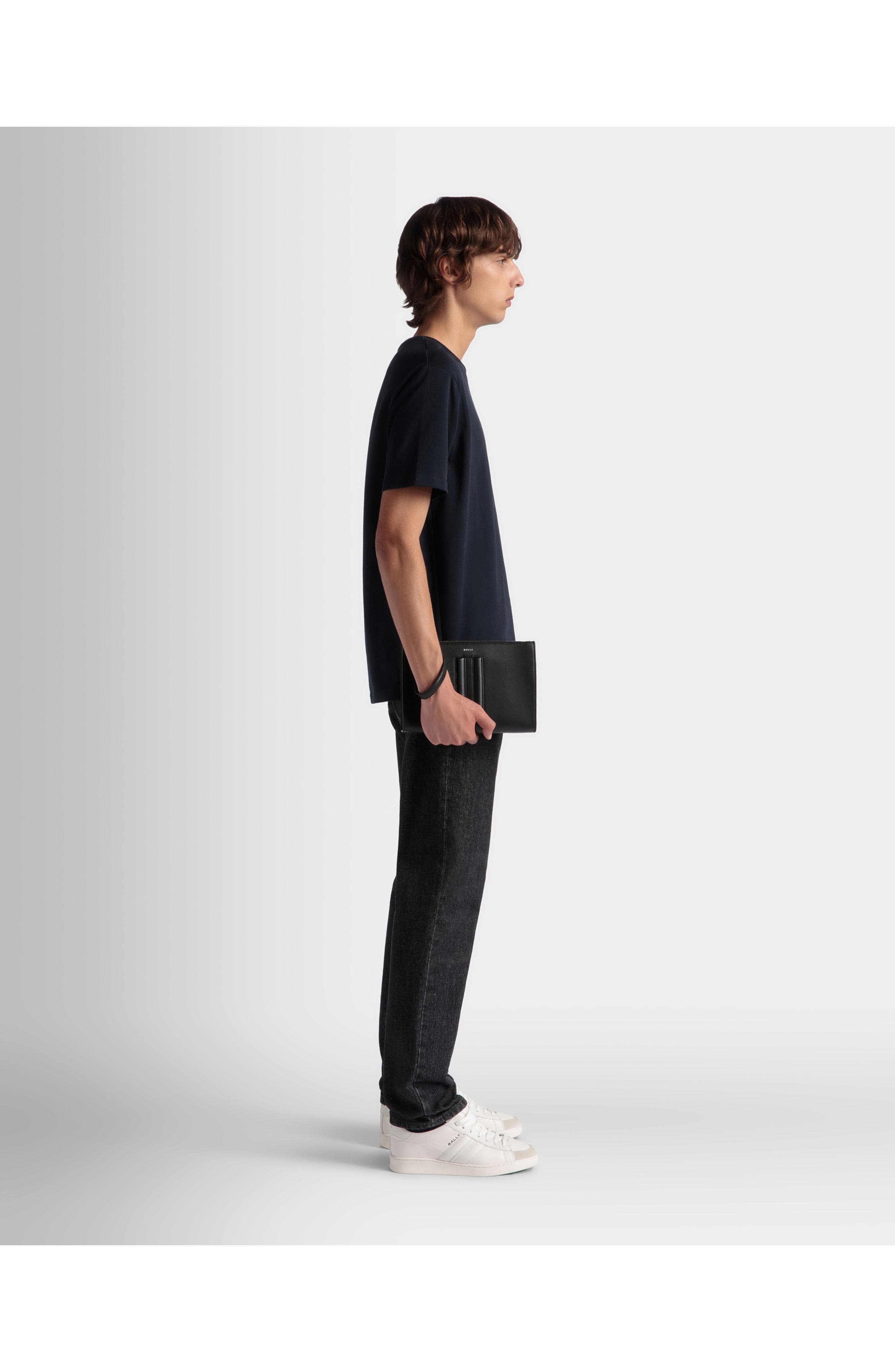 Bally Mythos Pouch, Alternate, color, Black