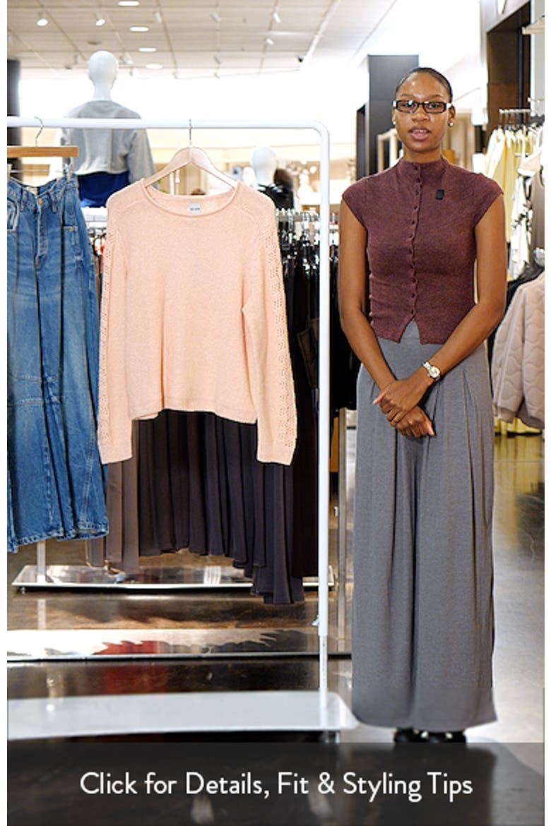 Crochet Sleeve Sweater video