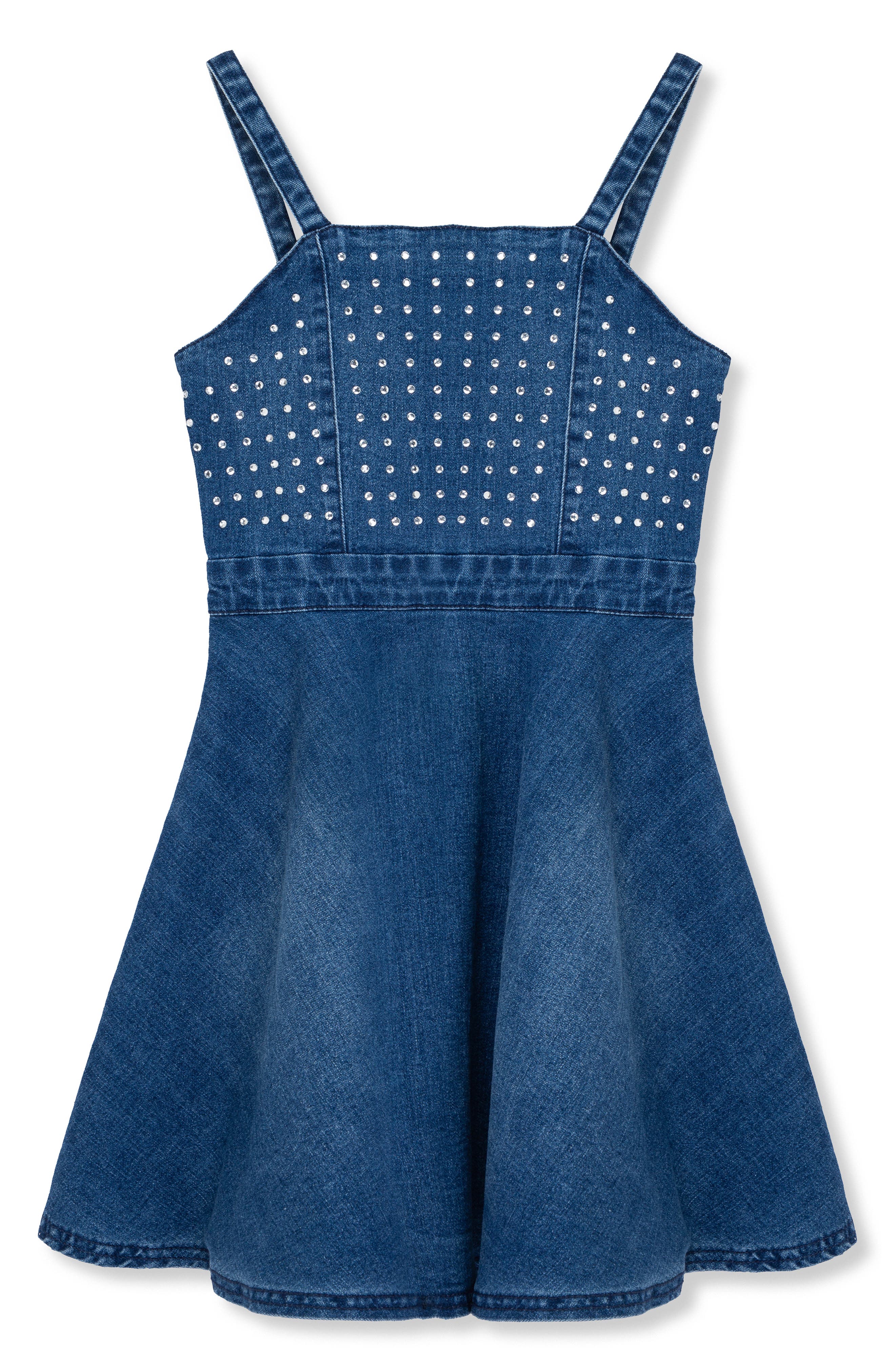Truce Kids' Studded Denim Dress