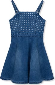 Truce Kids' Studded Denim Dress