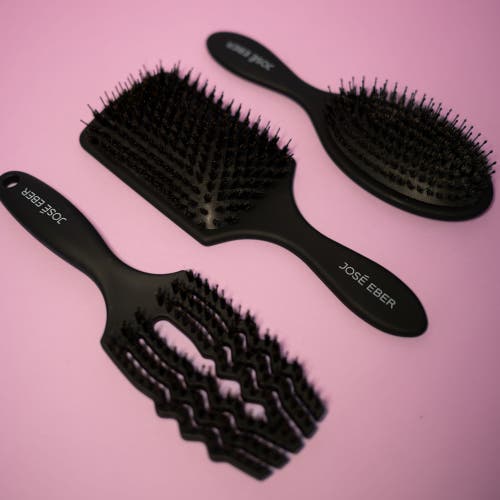 Jose Eber Paddle Brush 100% Natural Boar & Nylon Bristles, All Hair Types