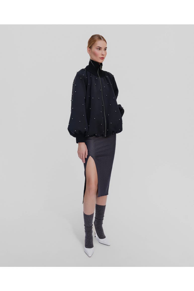 Leucothea Pearly Bomber, Alternate, color, Black