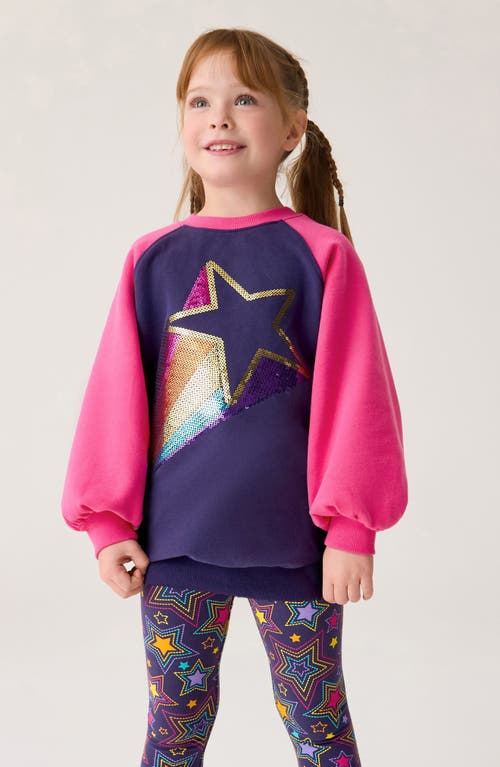 LITTLE BIRD LITTLE BIRD KIDS' SEQUIN STAR SWEATSHIRT & LEGGINGS SET