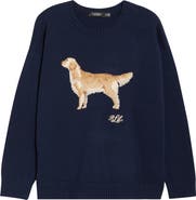 Lauren Ralph Lauren Dog Graphic Cotton Sweater