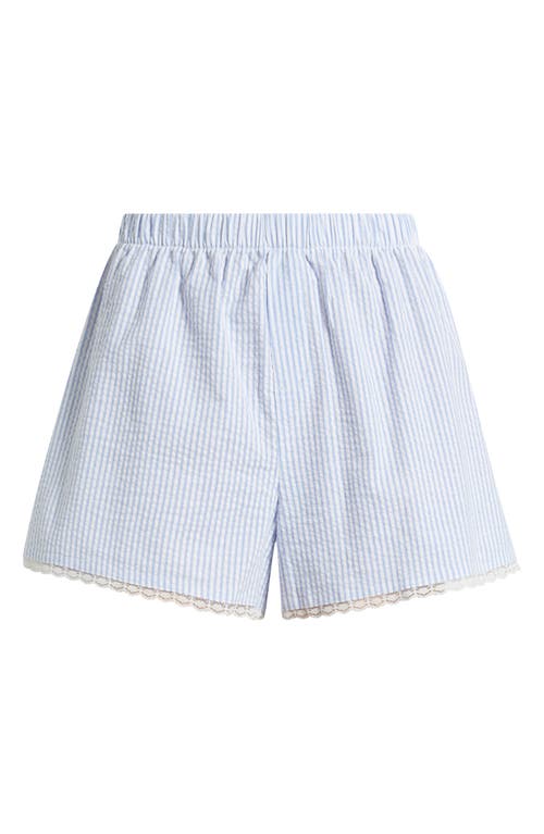 Bp. Seersucker Stretch Cotton Boxer Shorts