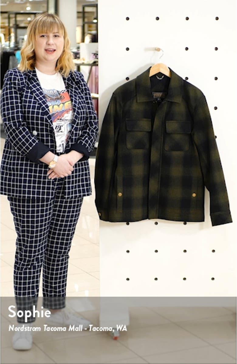 Boulder Ombré Check Water Repellent Jacket, sales video thumbnail