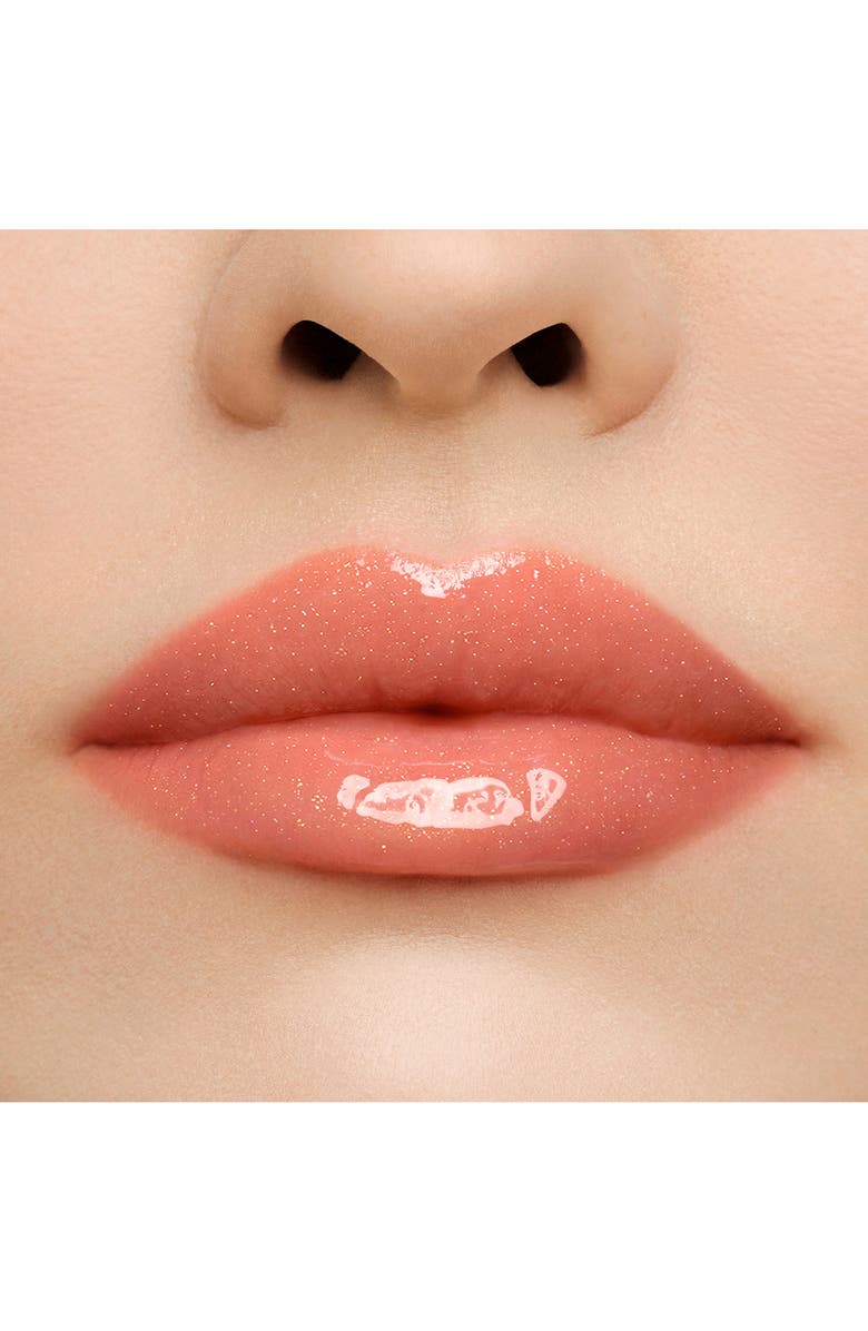 Guerlain Shimmering KissKiss Bee Glow Lip Oil, Alternate, color, Sparkling Peach