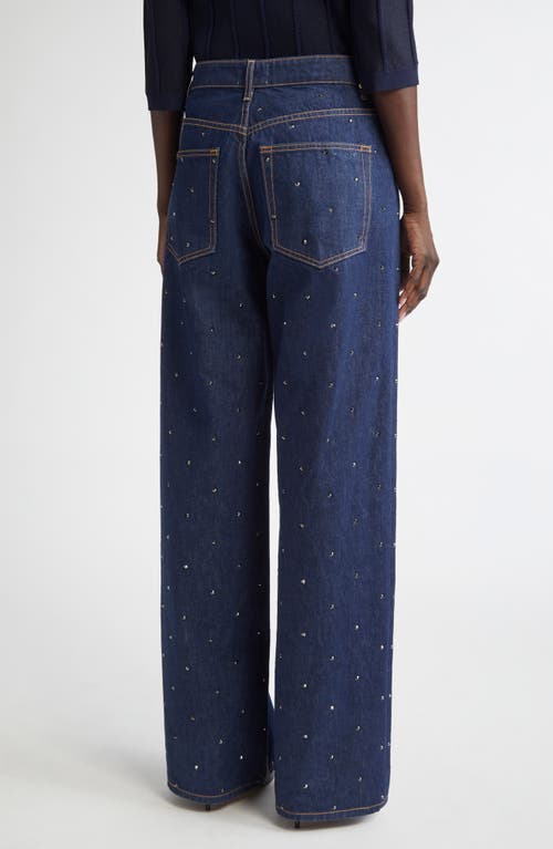 St John St. John Collection Rhinestone Embellished Jeans