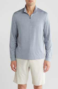 PGA TOUR Long Sleeve Sun Shade 1/4 Zip Pullover