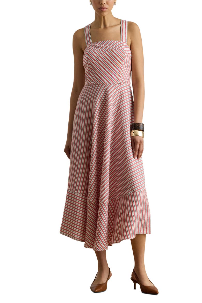 linen striped dress women Striped Linen Dress | Ready to ship