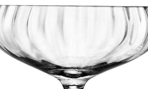 Lsa Auerlia Set Of 2 Champagne Saucers In Transparent
