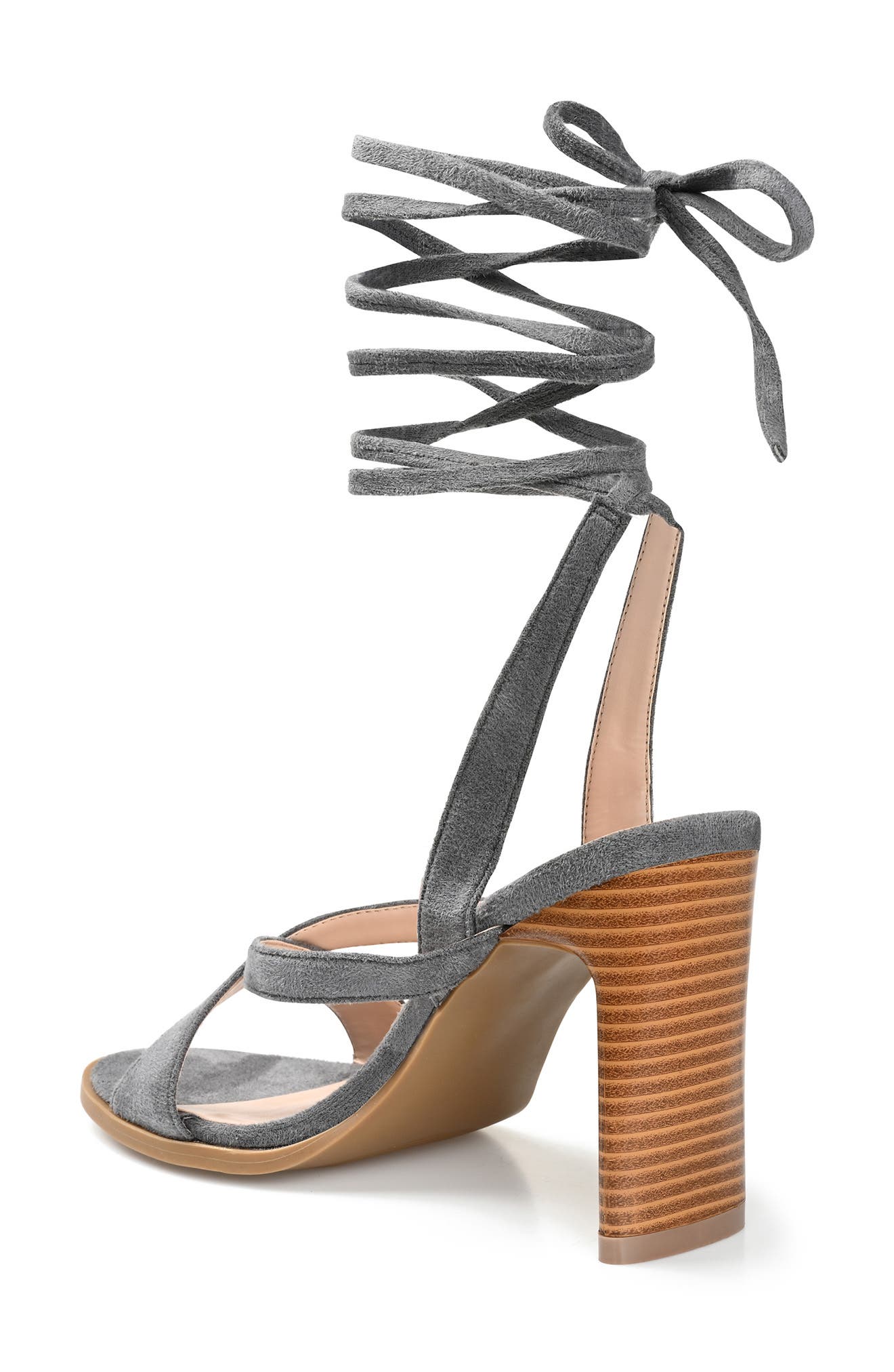 Journee Collection Adalee Strappy Pump, Alternate, color, Grey