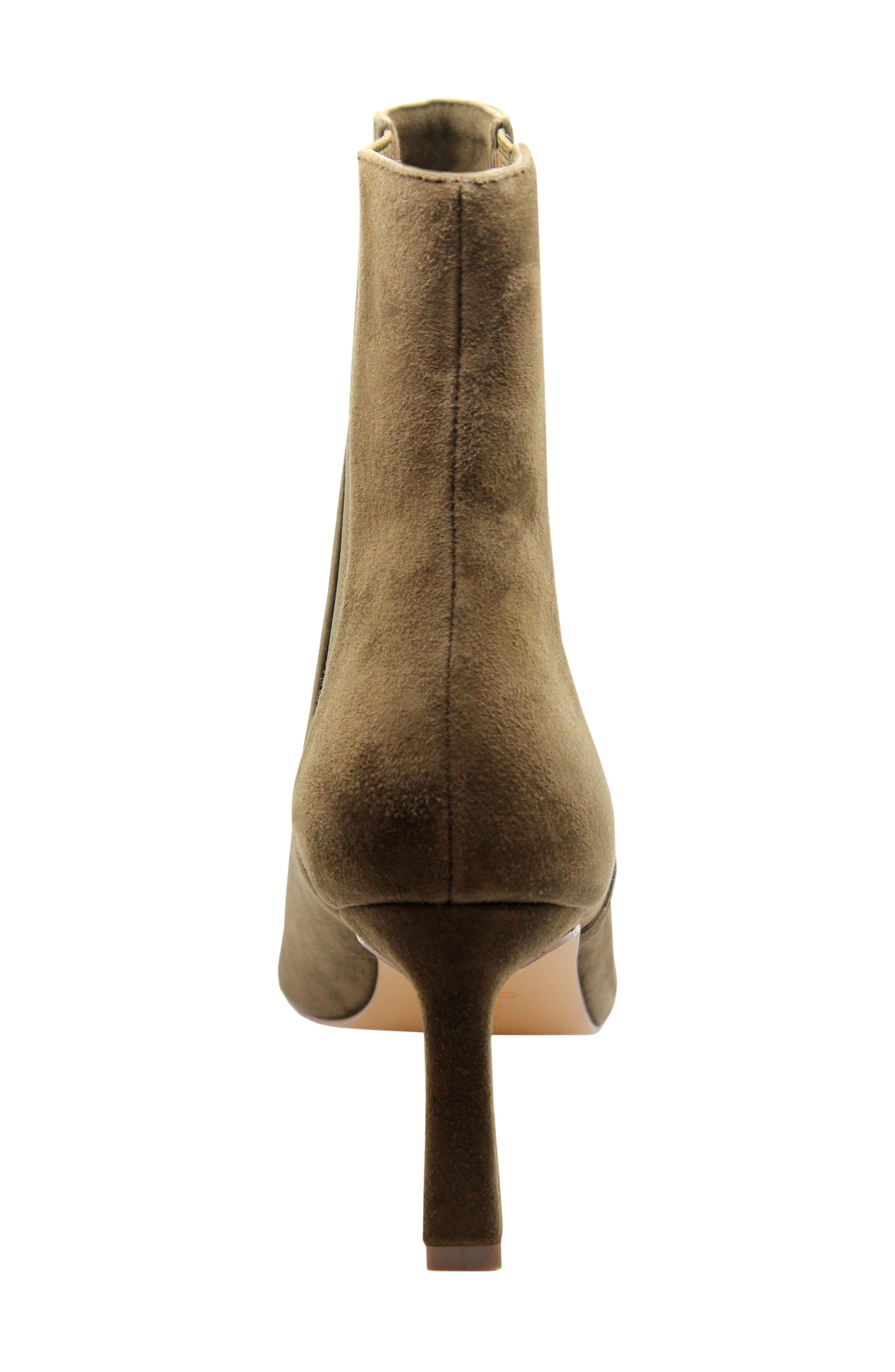 Chisel Pointed Toe Chelsea Boot, Alternate, color, MILITARY GREEN