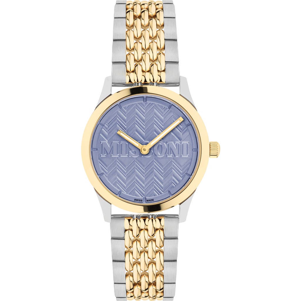 Missoni Zigzag Lover Bracelet Watch, 34mm In Two Tone