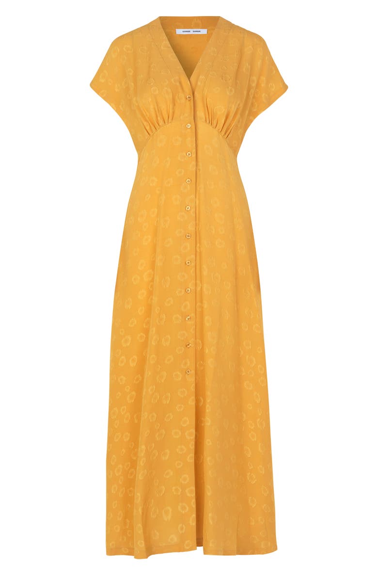 Samsøe Samsøe Valerie Front Button Silk Dress, Main, color, 