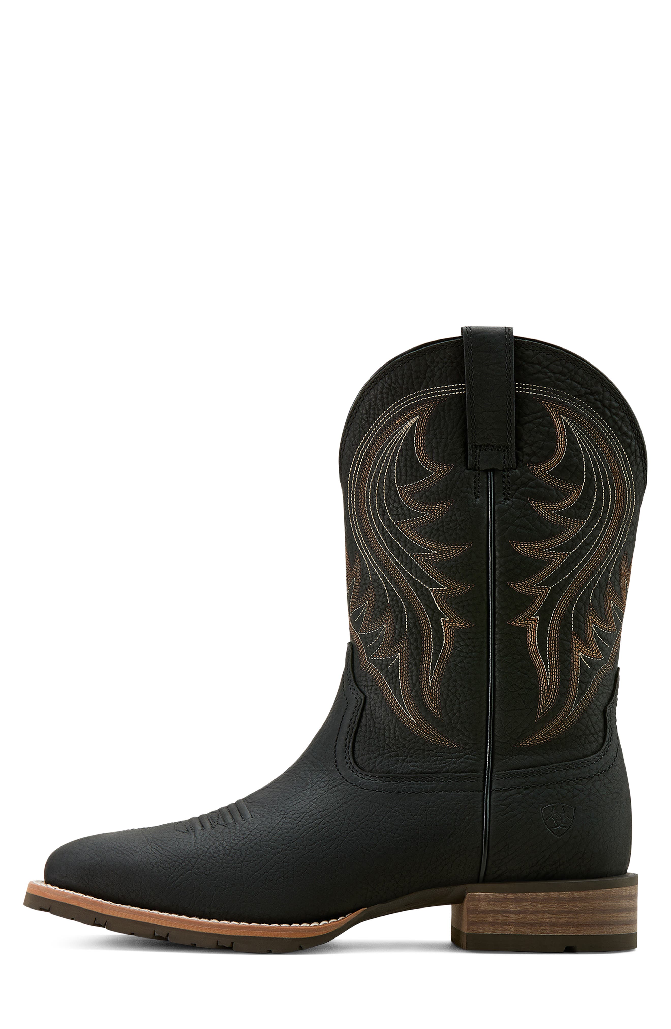 Ariat Hybrid Rancher Cowboy Boot, Alternate, color, Jasper Black
