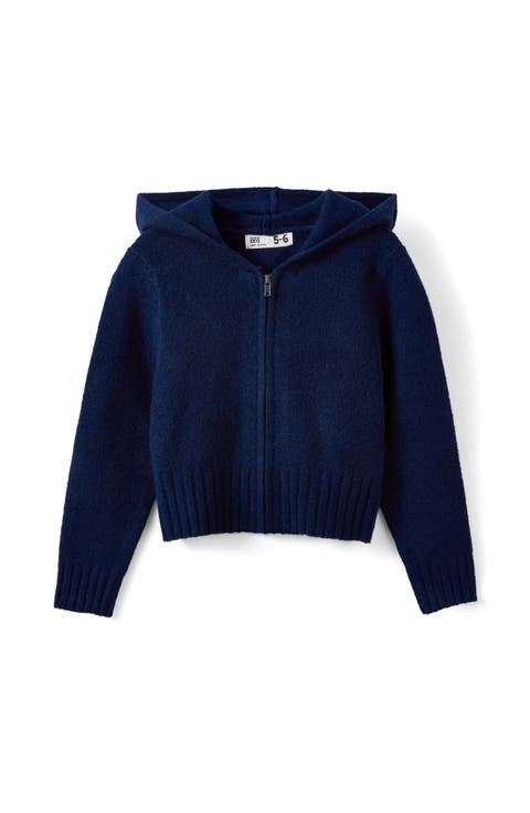 Kid's Knitted Zip Through Hoodie