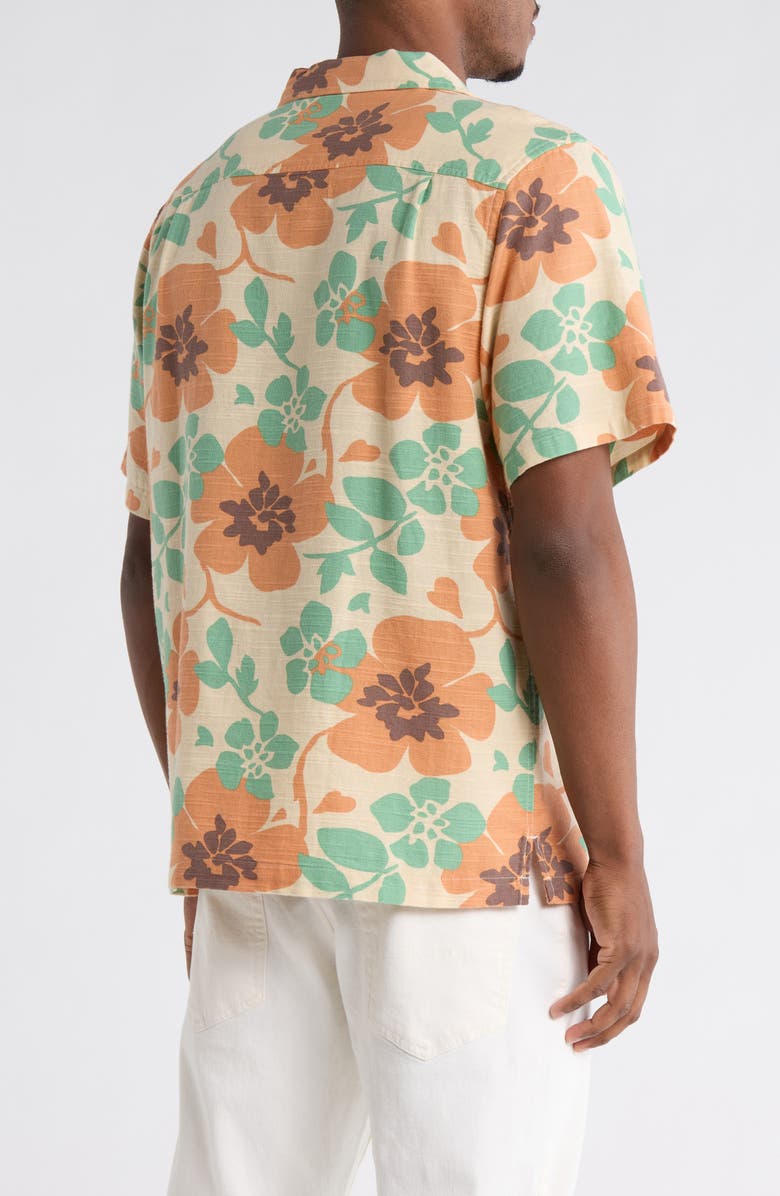 Lucky Brand Floral Camp Shirt, Alternate, color, Floral Print