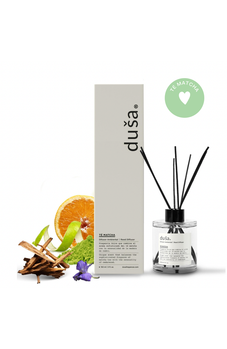 Dusa Fragrances Té Matcha - 5 Fl Oz Reed Diffuser, Main, color, Té Matcha