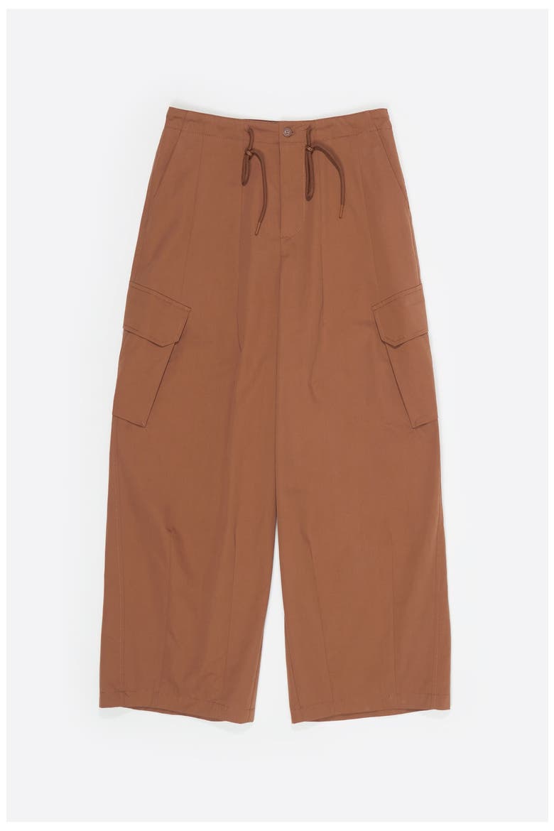 Cotton Cargo Trousers, Alternate, color, LIGHT BROWN