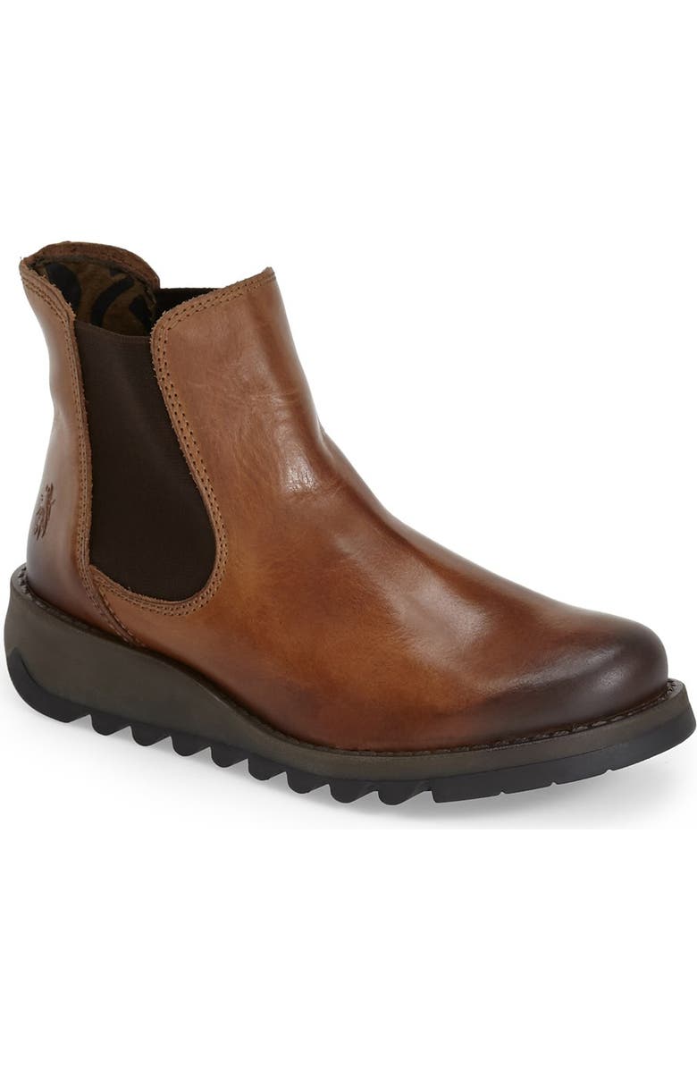 Fly London 'Salv' Chelsea Boot, Main, color, Camel 002