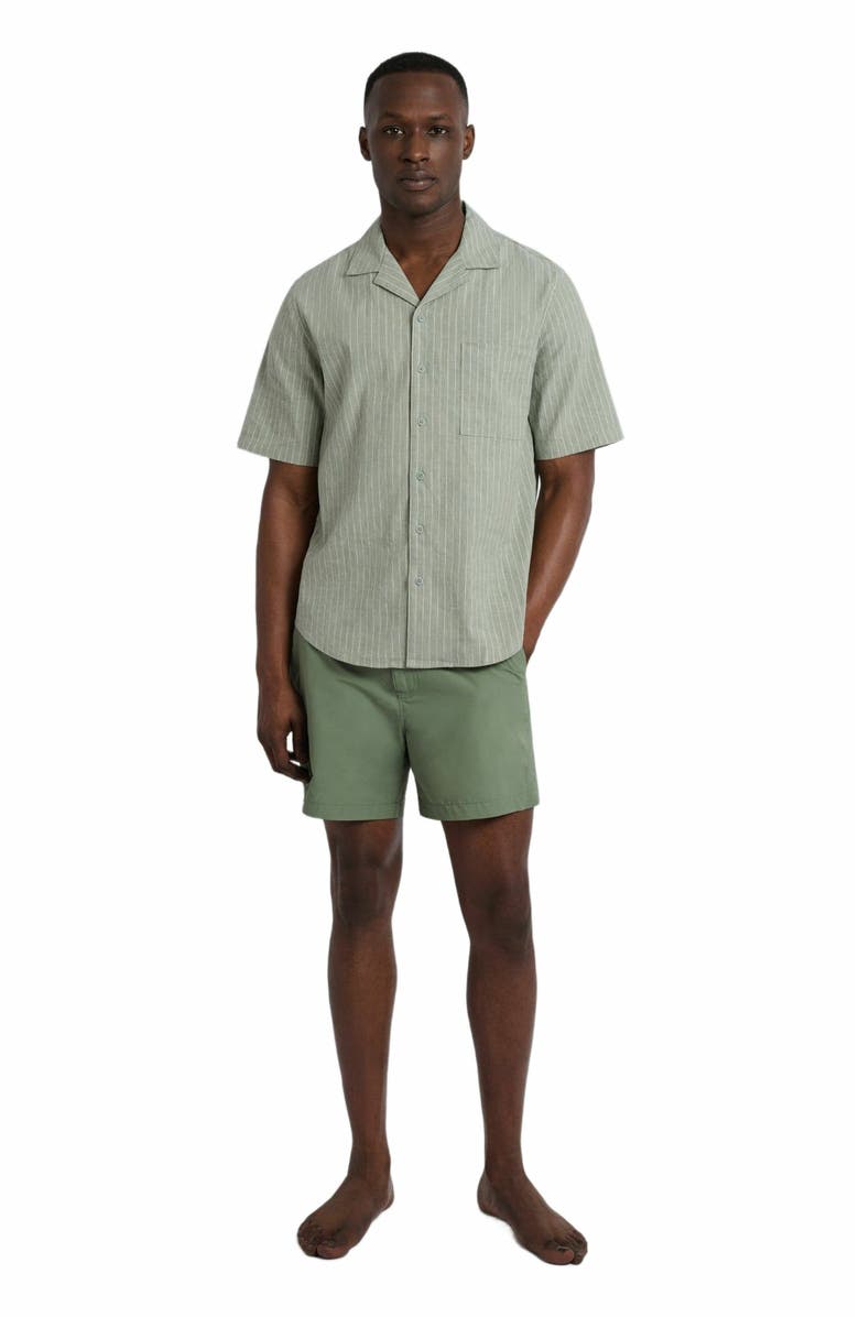Onia Stretch Yarn Dyed Vacation Shirt, Main, color, 