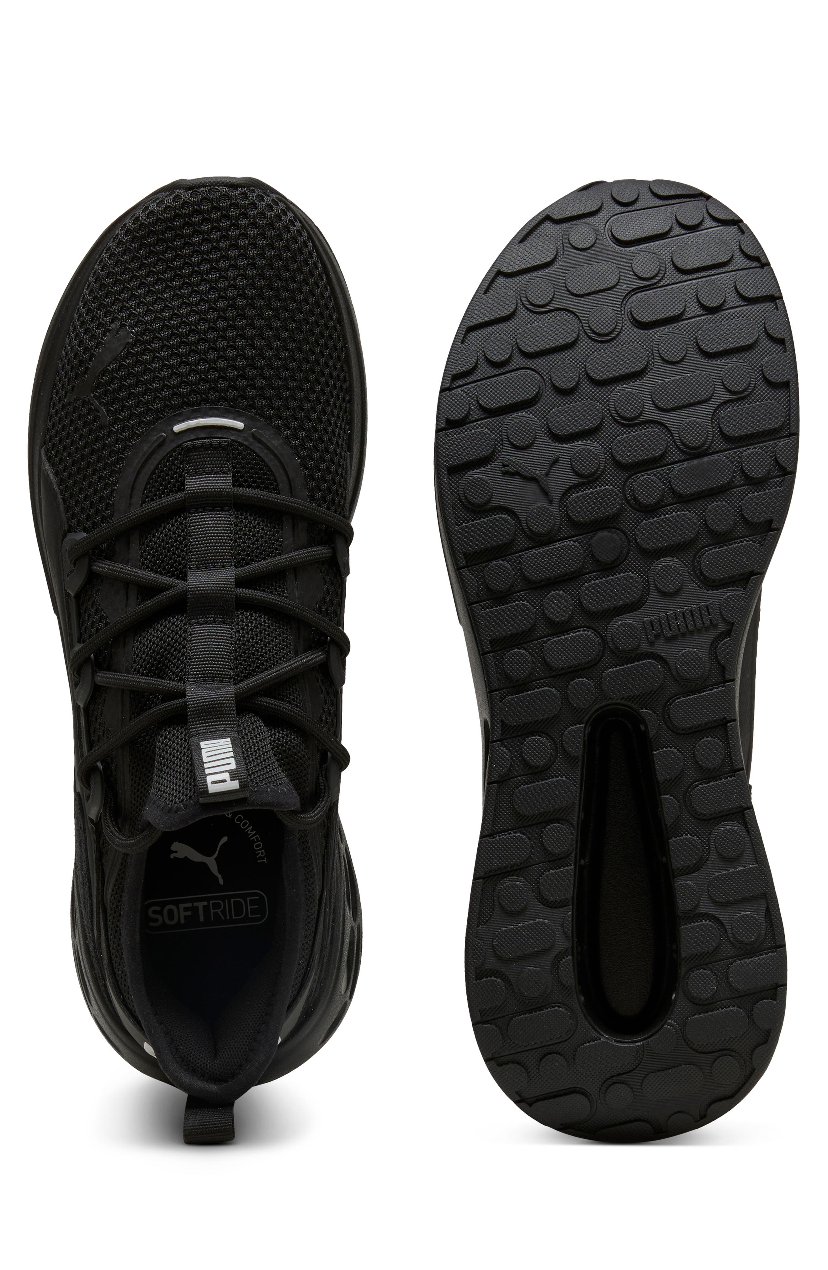 PUMA Softride Frequence Street Sneaker, Alternate, color, Puma Black-Glacial Gray